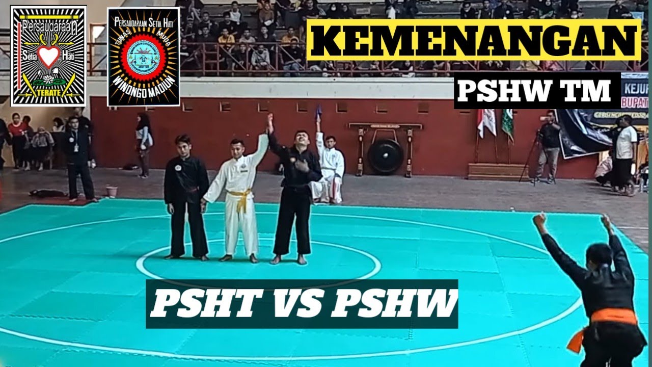 PSHW TM (Biru) vs PSHT (Merah) - KEJURKAB Ponorogo 2021