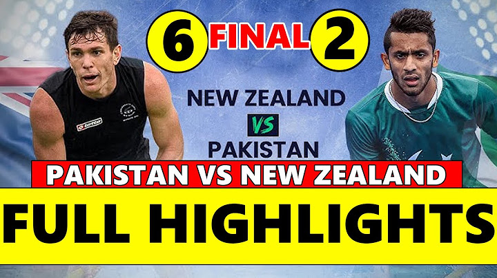 New Zealand Vs Pakistan Hockey Final Highlights 2025 | FIH Nations Hockey Cup Final Highlights
