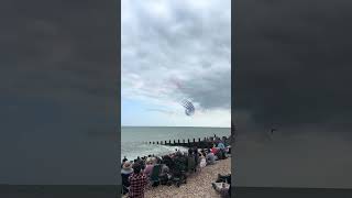 The @royalairforce red arrows at Eastbourne! #redarrows #raf #airshow