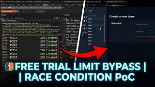 Free Plan Team Limit Bypass | Race Condition PoC