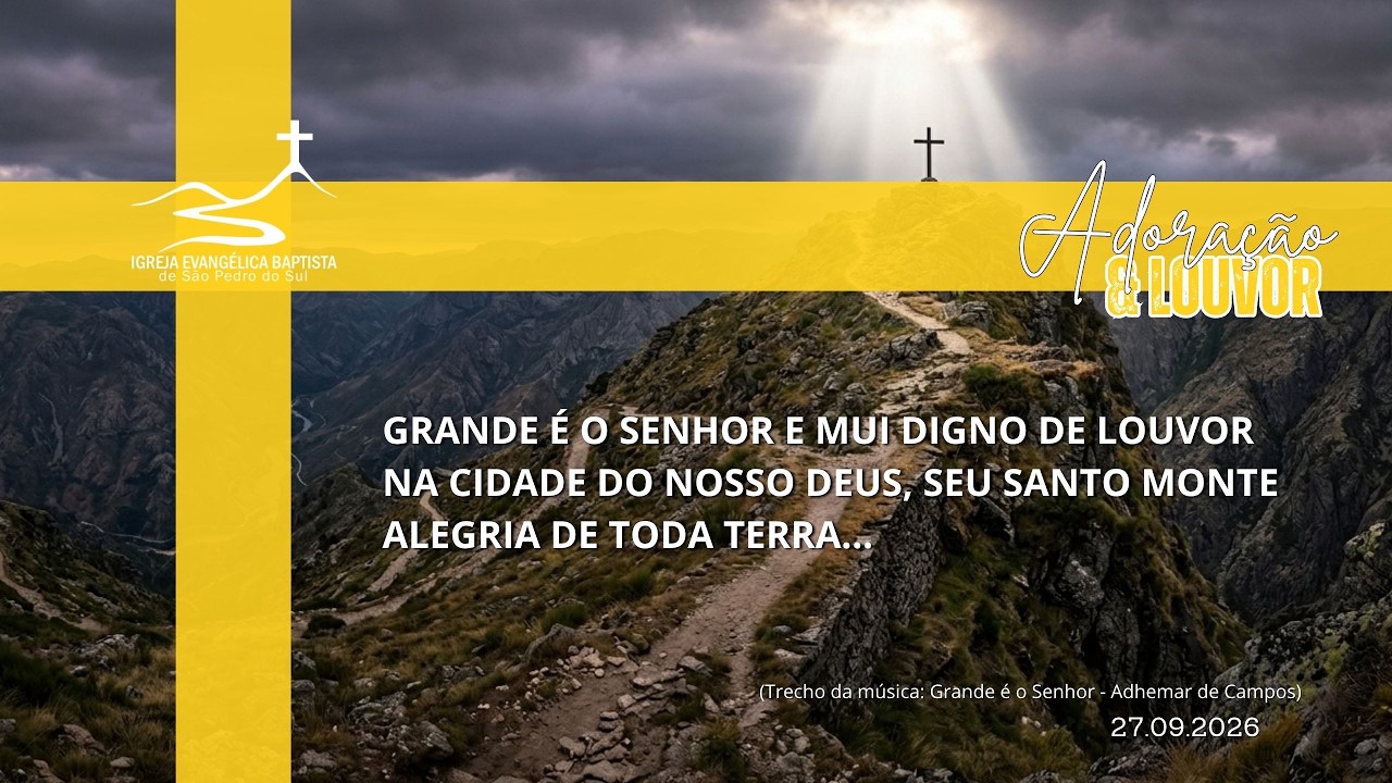 Culto Dominical IEBSPS - 27/09/2026
