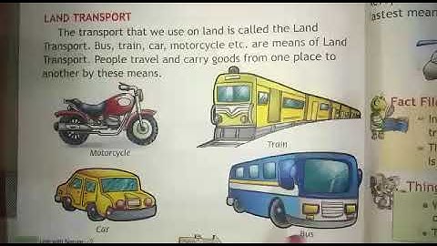 Grade 2 EVS Chapter 15 Means of Transport