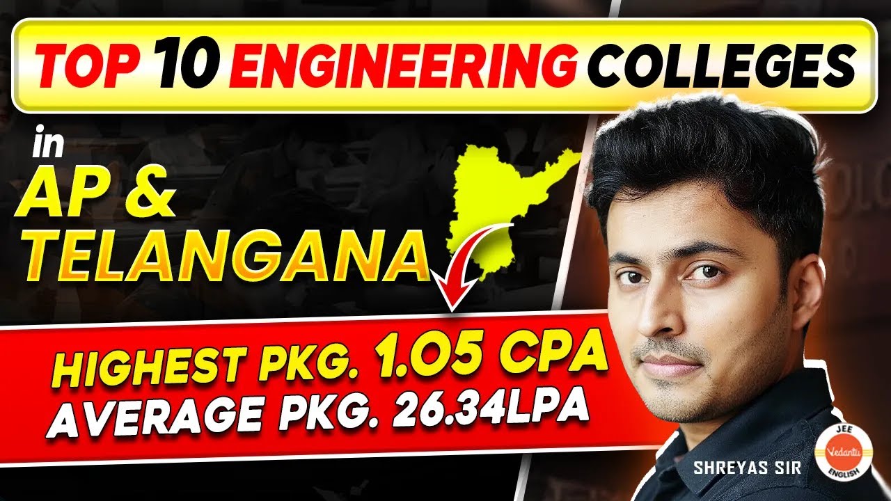 🔥Top 10 Engineering Colleges In Andhra Pradesh & Telangana | EAPCET ...