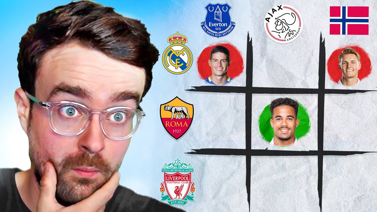 Football tic tac toe pt.3 #fyp #football #barcelona #liverpool #ajax #