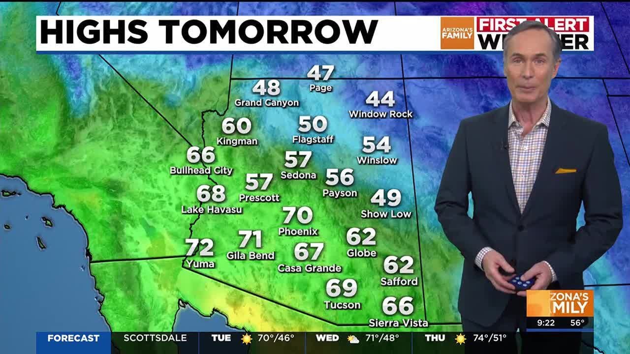 Warmer weather returns to metro Phoenix - YouTube