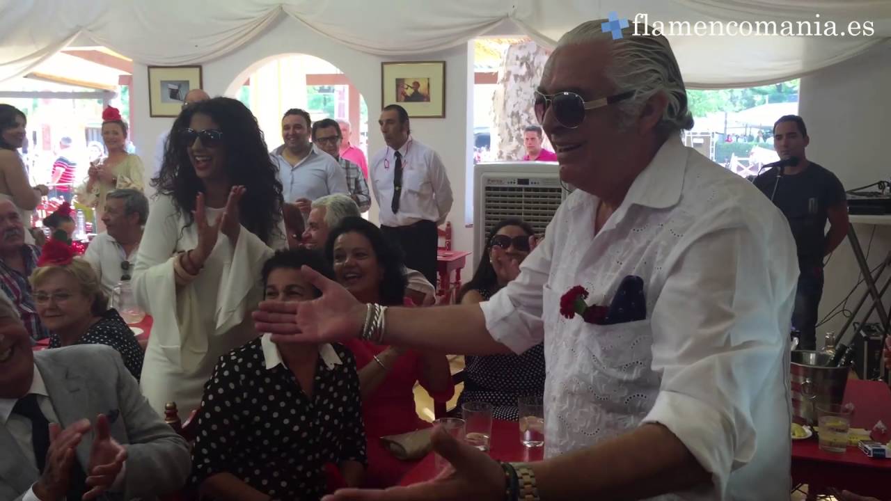 Jesús Méndez y familia en la Caseta de la P.F. Buena Gente en la Feria del Caballo - 12 de Mayo 2015
