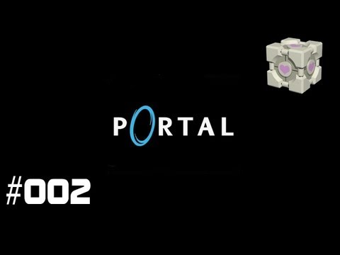 Let's play Portal 1 [GERMAN] -=BLIND=- #002 - Blau und Gelb! Juhu!