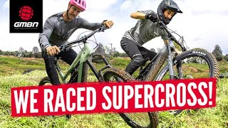 We Rode The First @embn Supercross Test Race | GMBN Vlog