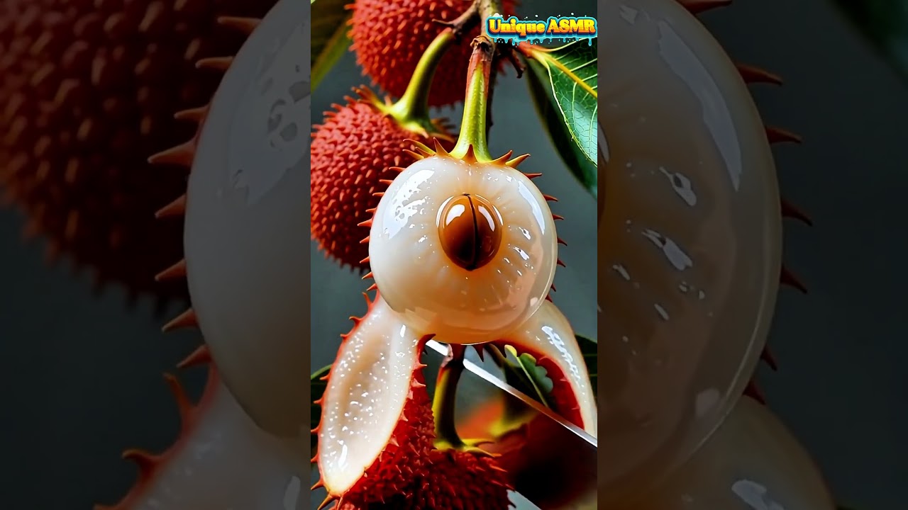 Fresh Rambutan & Lychee Harvesting | Knife Cutting from Tree