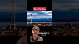 Can You Afford to Live in Seattle?! #washington #seattle #costofliving #states #finance