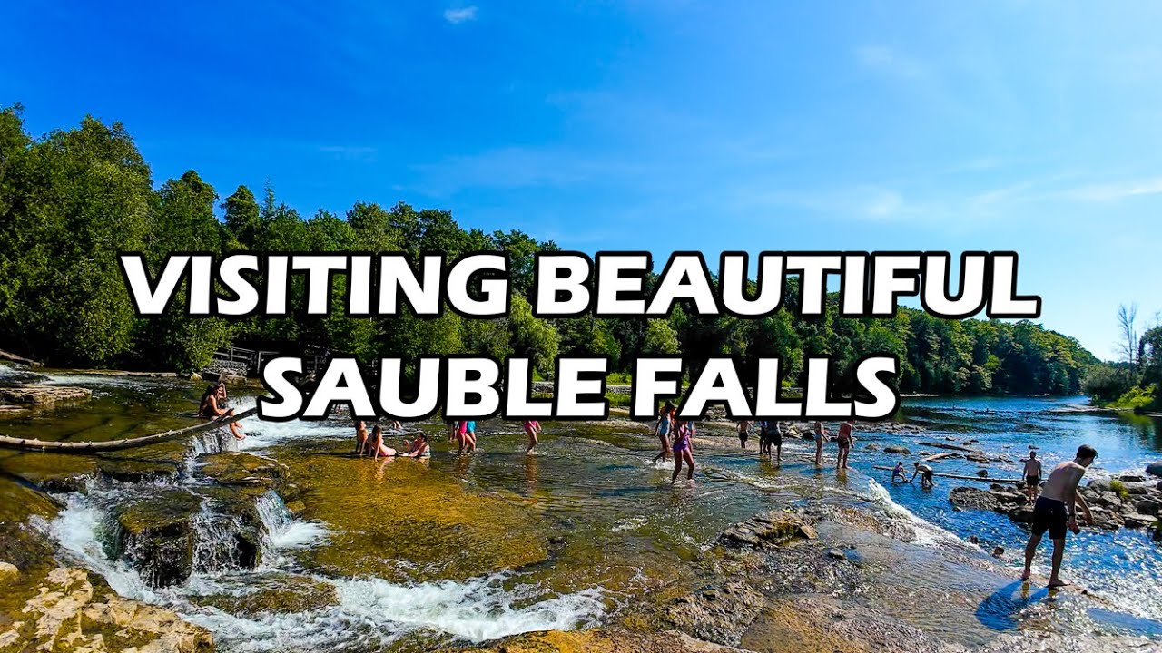VISITING THE BEAUTIFUL SAUBLE FALLS!  🌊🏞️