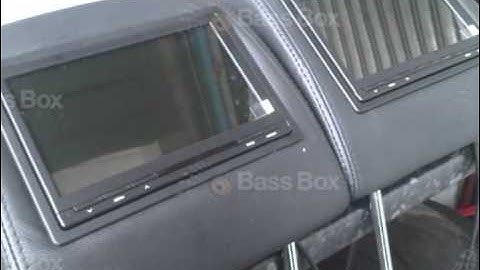 Range Rover Sport headrest monitor installation