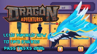 Roblox Dragon Adventures: LEGO Ninjago: How to Find Shards Pass Tasks 2026 screenshot 5