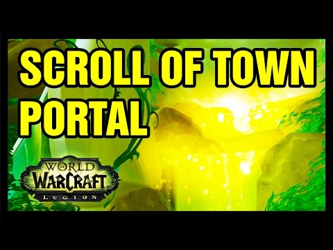 Scroll of Town Portal Sashj'tar WoW