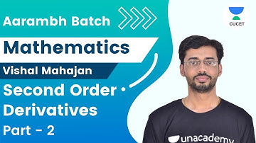 Second Order Derivatives | Part- 2 | Mathematics | CUET 2023 | Vishal Mahajan