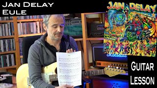 Eule (Jan Delay) - Gitarre / Guitar - Lesson / Tutorial