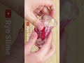 【#1】Slime Coloring with Makeup! Mixing 3 Lipsticks into Clear Slime! #shorts
