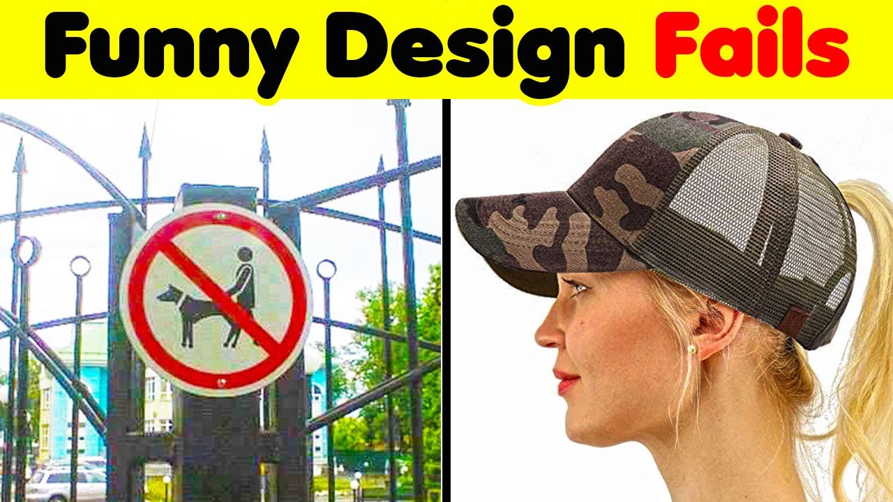 Hilarious Design Fails - YouTube