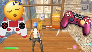 Custom PS4 Controller Smooth ASMR😴(Relaxing LoFi) Fortnite Tilted Zone Wars Gameplay