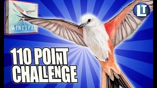 WINGSPAN Playthrough STRATEGY / 110 Point Challenge... NO Killdeer Or Ravens Allowed!