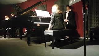 Preludio E Variazione 18 Rachmaninoff Quattro Mani Due Piano Francesca Stella Mariella Montagnino