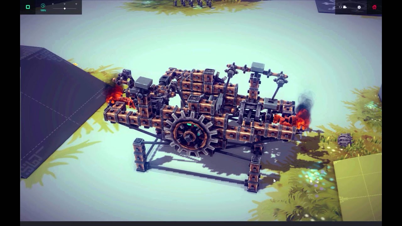 Besiege OHV Steam Boxer Engine YouTube