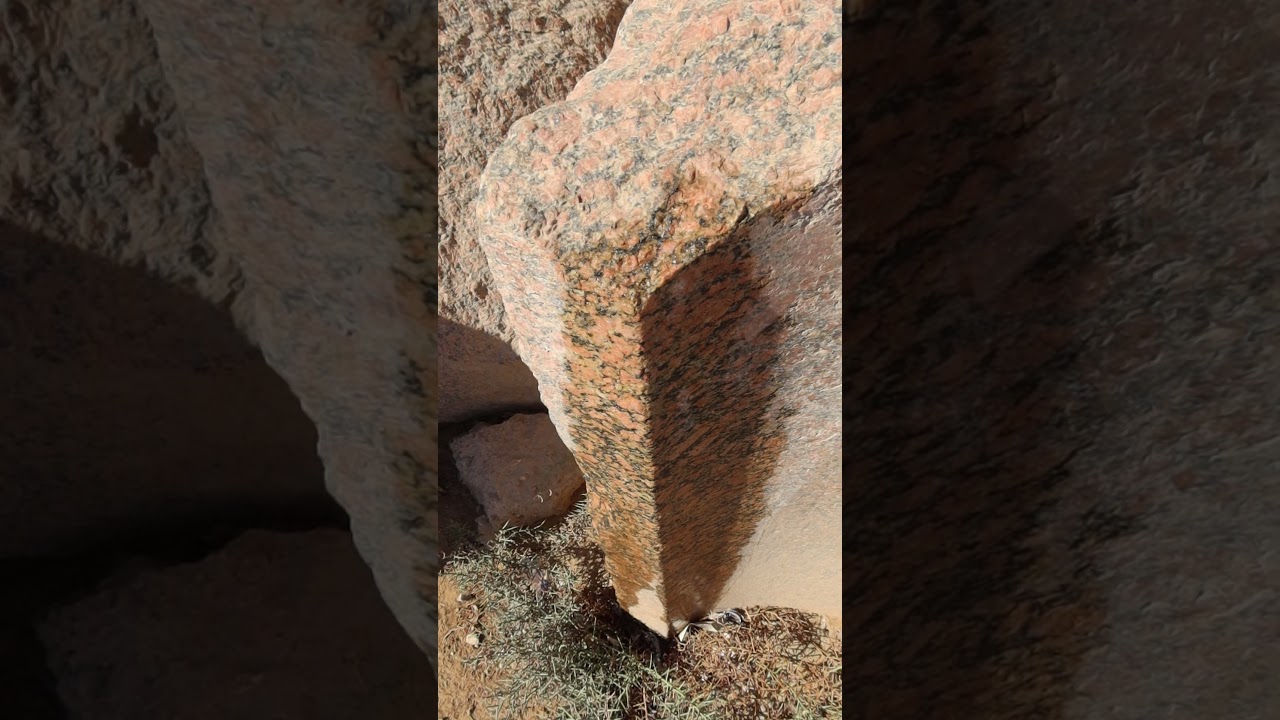 Megalithic Anomaly - Machined Rose Aswan Granite Artefact - Valley Temple - Giza