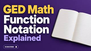 GED Math Function Notation Explained | Essential Algebra Questions for the Exam#mathematics