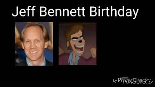 Jeff Bennett Birthday