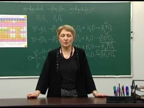 ფოსფორის ოქსიდები ფოსფორმჟავა