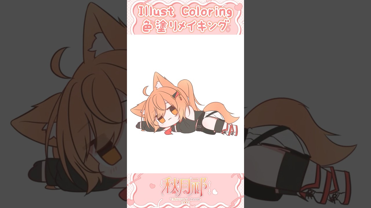 【色塗りメイキング】오늘 나는 찌그러진 치즈볼이 될 거야 #shorts #イラストメイキング | MYViki
