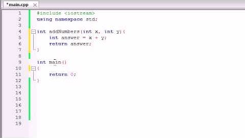 Buckys C++ Programming Tutorials   11   Functions That Use Multiple Parameters | C++ Tutorial