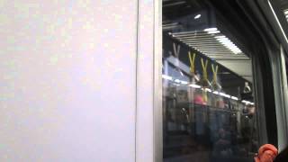 2014.09.06 EMU800型 第5687次復興號 汐止站進站臨停窗景+走行音
