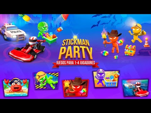 Stickman Party Unlock All / Hats / Cars / Tanks / Colors / Effects