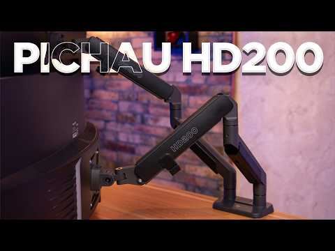 Monitor stand for two screens up to 38" - PICHAU HD200