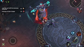 Frostborn Curator boss solo easy mode with Trasher