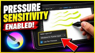 How To ENABLE Pressure Sensitivity In Krita (EASY) 2026
