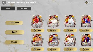 A Nation's Story: Spain Official Leaks &amp; Concepts | FC Mobile