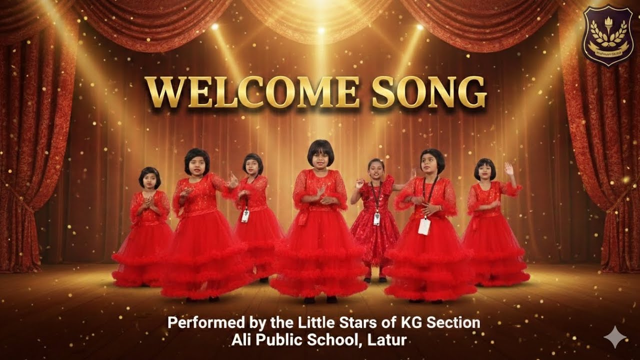 Ali Public School Welcome Song - Spreading Smiles & Joy #annualday 