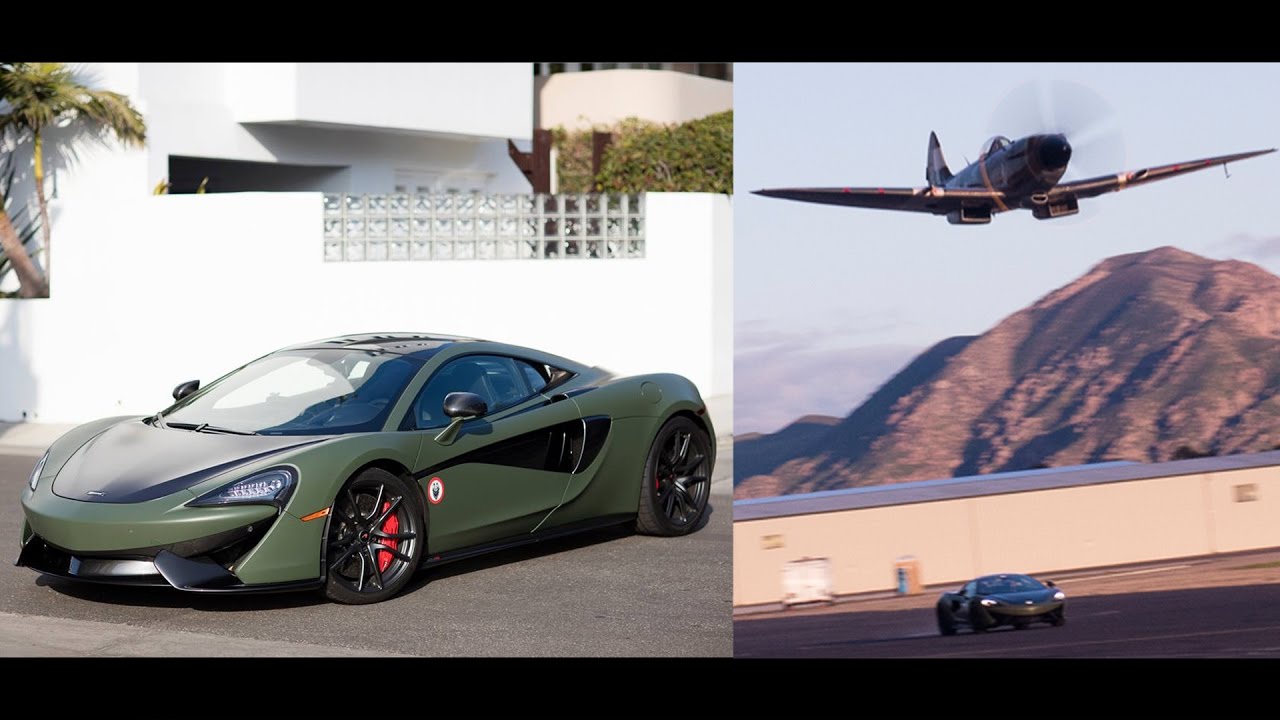 Military Green McLaren vs. WWII Spitfire Fighter-Plane | GNARPM ep