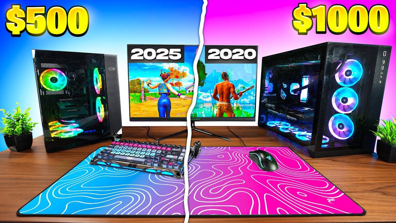 $500 Gaming PC in 2025 vs $1000 Gaming PC from 2020...