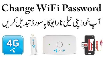How to Change Telenor 4G Hotspot Device WiFi Password
