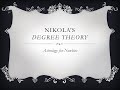 Nikola Stojanovic's Degree Theory in Astrology Reading