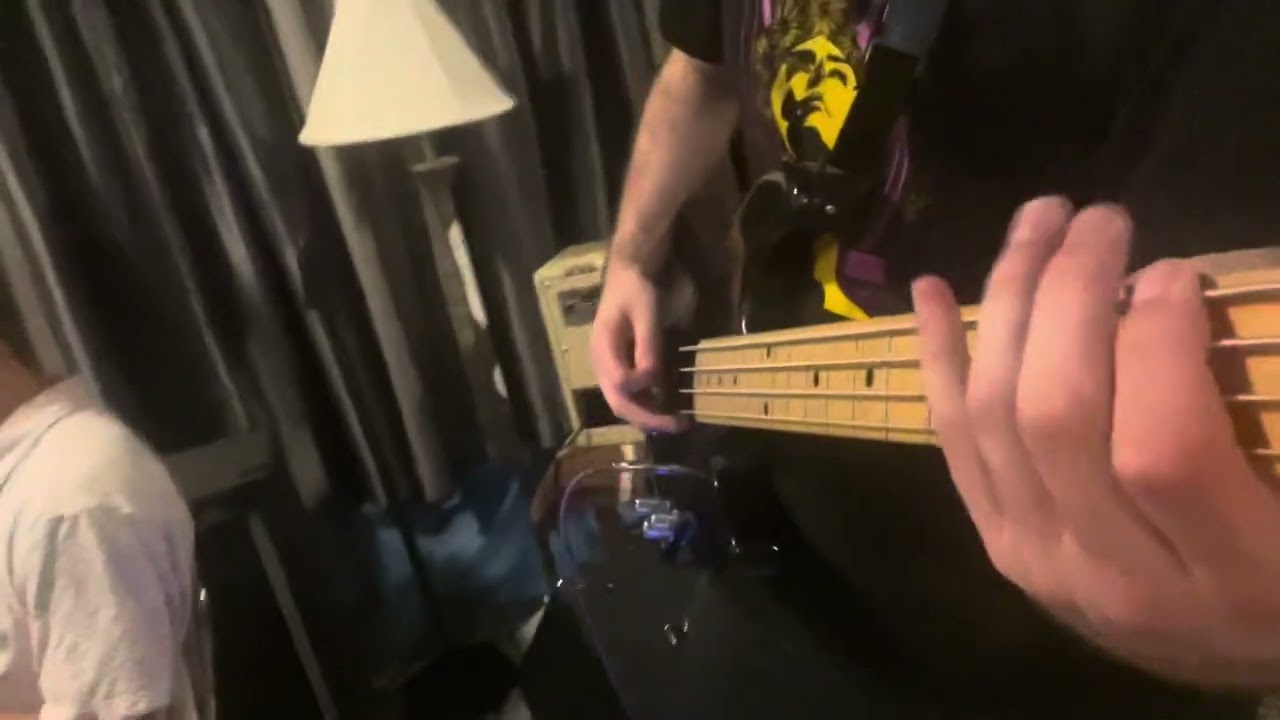 Bass Cam 6/25/2024 Rellick Rehearsal:  (“Rain Covered Road”)