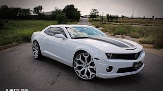 2010 Camaro SS on 24" White Forgiato ECL Capolavaro done by Big Boys Customs!