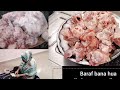 Fridge mein se Baraf bana hua gosht pighlaane ka ka aasan tarika Bus 2 min ma // #minivlog #daily