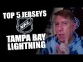 Ranking my TOP 5 nhl jerseys: tampa bay lightning
