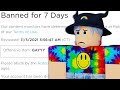 I got BANNED on roblox for this...