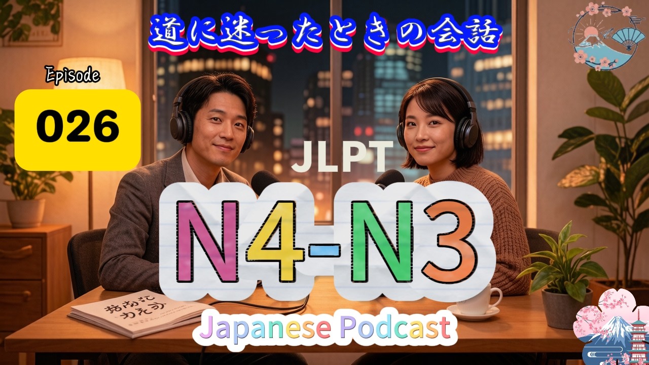 EP026 (N4-N3)| Distance vs. Time: Why "5 Minutes" is More Helpful | スマホの電池が切れても大丈夫