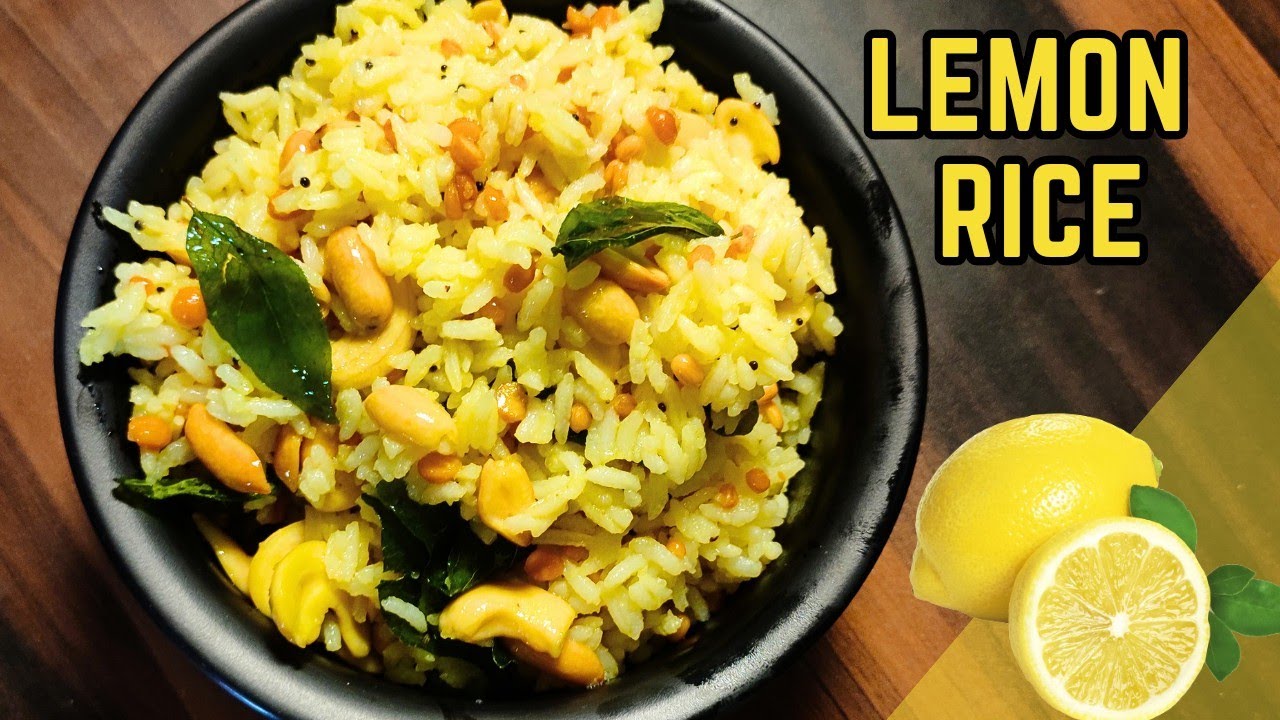 Lemon rice in Tamil with English subs | lunch box recipe | variety rice | How to make Lemon rice